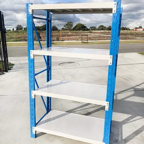 Metal shelving for garage
