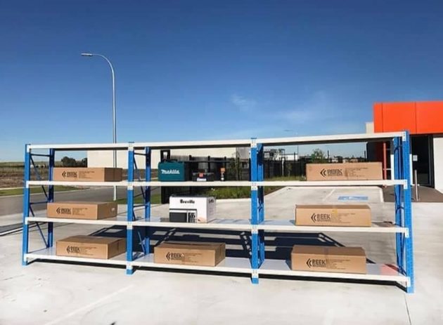 Shelving 2mtr High x 6mtr Long x 600mm Deep – Blue / Grey (20 Foot ...